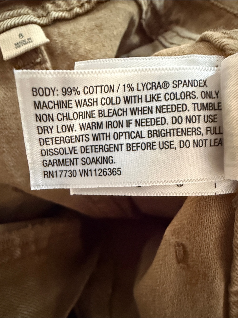 Universal Thread Sailor Wide Leg Light Brown Jeans 8 - Picture 5 of 6